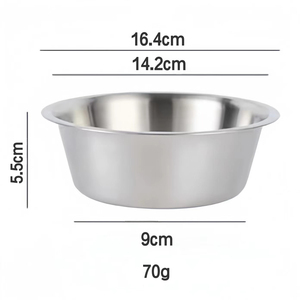 <span class=keywords><strong>Best</strong></span> <span class=keywords><strong>Selling</strong></span> Pet <span class=keywords><strong>Products</strong></span> Atacado Aço Inoxidável <span class=keywords><strong>Dog</strong></span> Dowl Drinking Cat Big Basins Aço Pet Alimentação Tigelas com boa qualidade - Product Image 6
