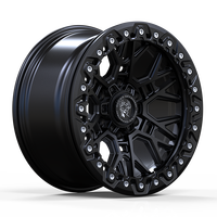 Rines de Aleación Personalizados de 17 y 18 Pulgadas, 5 y 6 Birlos, 6x139.7, 6x114.3, 6x135, 5x127, 4x4, Ruedas Beadlock para Ford Ranger, Toyota Fortuner