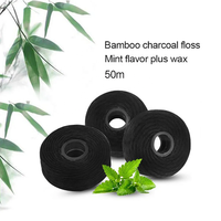 Nouveauté : Fil dentaire en bambou personnalisé, rouleau de fil dentaire pour nettoyer les dents, fil dentaire végétalien à la menthe, fil dentaire interdentaire en PLA