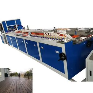 नई प्रवृत्ति उत्पाद लकड़ी के फर्श लकड़ी लकड़ी प्लास्टिक प्रोफ़ाइल बाहर निकालना मशीन उत्पादन लाइन