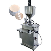 Machine de remplissage semi-automatique de mélange de confiture de chocolat de cire de déodorant de ketchup équipement cosmétique de crème liquide