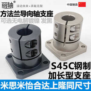 Support de guidage d'axe optique en acier de type standard ouvert avec support de roulement à bride STHWSB - Product Image 5