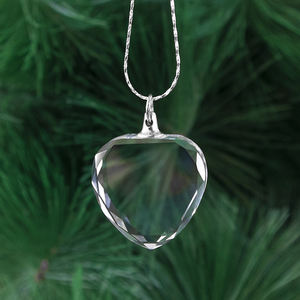 Holesale-collar de cristal curativo 3D, llaveros personalizados con láser redondo, con impresión fotográfica - Product Image 6