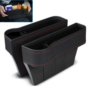 Leather <b>Car</b> Seat Organizer <b>Car</b> Gap Storage Box Leak-proof Storage Cup <b>Holder</b> <b>for</b> Wallet Phone <b>Coins</b> Keys Cards - Product Image 2