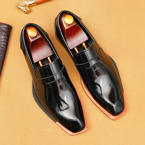 Chaussures décontractées en cuir véritable de style coréen, bottines, chaussures formelles vintage britanniques - Product Image 2