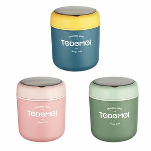 Lonchera Portátil para Estudiantes, Sellada, de Acero Inoxidable 304, Taza para Sopa Apta para Microondas, de Alta Calidad, Fácil de Limpiar, 300ml-1500ml, Rosa, Personalizable - Product Image 1