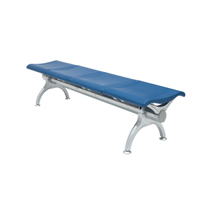 OEM fábrica personalizable colores Metal PU muebles de sala de espera 1/2/3/4/5 plazas aeropuerto Hospital silla banco de recepción - Product Image 1
