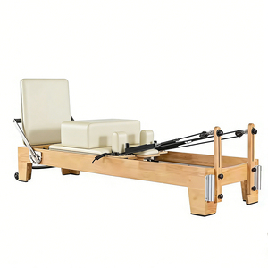 <span class=keywords><strong>Reformer</strong></span> de <span class=keywords><strong>Pilates</strong></span> de Madera de Roble Resistente con Colores Personalizables, Ideal como Equipo Portátil para Estudios de <span class=keywords><strong>Pilates</strong></span> y Uso Doméstico - Product Image 1