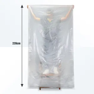 250-300cm largura alta pressão posição sacos planos para embalagem da caixa