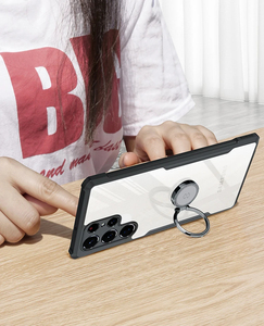 Xundd for <strong>Samsung</strong> Galaxy S23 <strong>S22</strong> Ultra S23 <strong>Plus</strong> Phone Case with Magnetic Ring Stand Airbag Shockproof TPU PC Back Clear <strong>Cover</strong> - Product Image 1