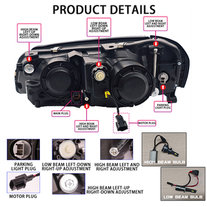 Original-Scheinwerfer Passend für Nissan Skyline R34 GTR GT-R der 5. Generation 1999-2002 Hauptscheinwerfer 99-02 2003-2007 - Product Image 4