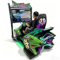 Nouveau simulateur de course automobile Hero GT, jeu à monnayeur, équipement de jeu en ligne avec écran incurvé de 50 pouces