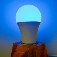Ampoule LED Intelligente A60 5W 10W RGBW à Changement de Couleurs avec Contrôle Vocal WiFi Compatible Alexa Google Home pour Éclairage de Salon