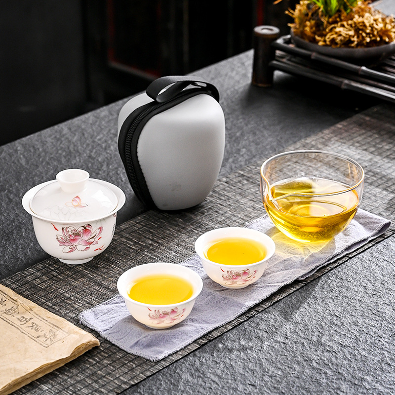 Blooming Prosperity Travel Set - Red Lotus