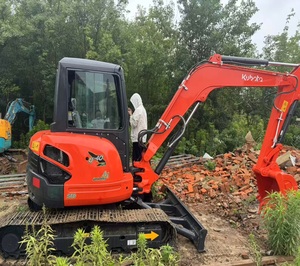 รถขุดขนาดเล็กมือสองยี่ห้อ Kubota รุ่น U40 U35 U55 จากญี่ปุ่น ยอดนิยม น้ำหนัก 4 ตัน สีเดิมจากโรงงาน ไม่มีประวัติซ่อมแซมใหญ่ คุ้มค่าราคา - Product Image 1