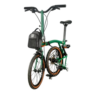 ASRQGOAL Big Capacity Bicycle Bag for <strong>Brompton</strong> <strong>Folding</strong> <strong>Bike</strong>, Waterproof Bicycle Front Storage Bag, Crossbody Bag for Men Woman - Product Image 5