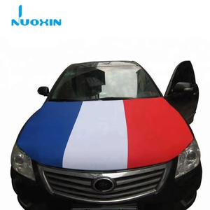Vente drapeau personnalisé à fonction élastique du Mexique Spandex matériel Mexique drapeau de couverture de capot de voiture de moteur pour l'extérieur - Product Image 5
