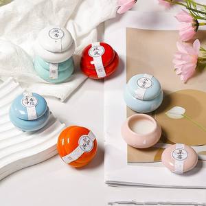 Série de parfums durables et persistants, arôme frais et agréable. Crème parfumée solide de style antique non grasse, portable. - Product Image 4