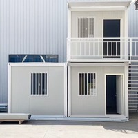 Nouvelle maison préfabriquée moderne en acier, pliable, respirante, de forme rectangulaire, pour villa, bureau, école, hôtel