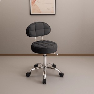 Chaise de Salon/Spa/Barbier Pivotante à Roulettes en Acier Inoxydable, Réglable en Hauteur – Vente Chaude Direct Usine - Product Image 2