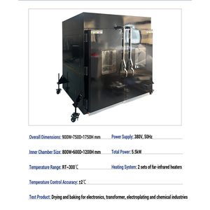 Lò nướng công nghiệp quy mô lớn với điều khiển nhiệt độ chính xác buồng lưu thông không khí nóng lò sưởi bằng thép không gỉ - Product Image 4