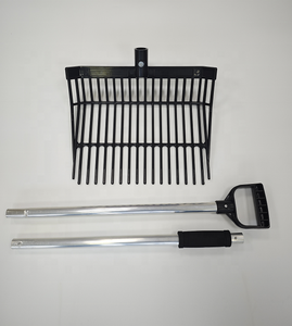 <span class=keywords><strong>Fourche</strong></span> <span class=keywords><strong>à</strong></span> <span class=keywords><strong>fumier</strong></span> légère en plastique ABS pour écurie, avec <span class=keywords><strong>manche</strong></span> amovible en alliage d'aluminium et poignée en forme <span class=keywords><strong>de</strong></span> D - Product Image 4