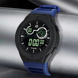 นาฬิกาข้อมือดิจิตอลเรืองแสง <span class=keywords><strong>LED</strong></span> รุ่น <span class=keywords><strong>TOMI</strong></span> T206 สำหรับผู้ชาย ดีไซน์เรียบง่าย กันน้ำ 30 เมตร นาฬิกาสปอร์ตผู้ชาย แสดงวันที่ นาฬิกาอิเล็กทรอนิกส์สำหรับนักเรียน - Product Image 2