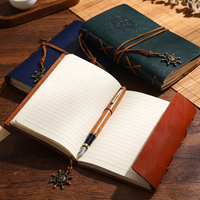 Carnet en cuir PU style pirate / Carnet personnalisé avec logo, Bloc-notes, Carnet de mémos, Journal intime, Carnet mignon, Mini-carnet, Bloc-notes.