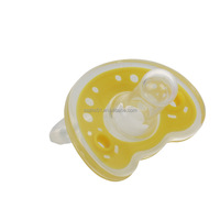 Sucette complète en silicone sucette de sommeil en silicone liquide bicolore jouer bouche bébé sucette