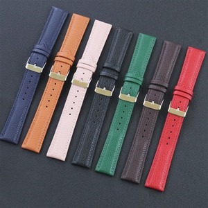 Lichi patrón aguja hebilla correa de <span class=keywords><strong>reloj</strong></span> suave y delgada para Mujeres Hombres <span class=keywords><strong>pulsera</strong></span> de cuero hecha a mano accesorios correa de <span class=keywords><strong>reloj</strong></span> - Product Image 1