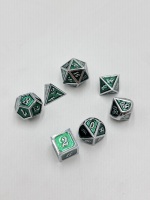 Vente en gros de dés de jeu polyédriques en métal personnalisés pour DND