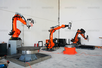 Robot Industrial Automático de 7 Ejes con Plataforma Giratoria, Brazo de Grabado, Motor y Componentes del Motor, Marca UnionTech