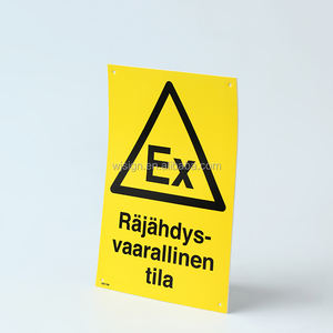 لافتات تحذير معدنية رخيصة للبناء والطرق مع طباعة بالأشعة فوق البنفسجية بألوان CMYK - Product Image 5