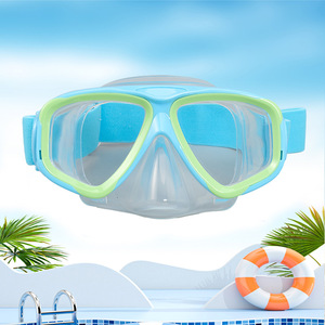แว่นตาว่ายน้ำดำน้ำ Swim Bick เลนส์ PC ป้องกันฝ้า ซิลิโคน ใช้ได้กับทุกคน - Product Image 4