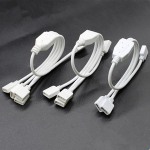 <span class=keywords><strong>12V</strong></span> 24V 5050 RGB <span class=keywords><strong>Led</strong></span> Strip Light 4ขาเชื่อมต่อชายหญิง<span class=keywords><strong>สาย</strong></span>เคเบิลขยาย<span class=keywords><strong>สาย</strong></span>สาขา - Product Image 3