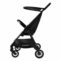 Poussette de voyage compacte et légère Brightbebe pour bébé, pliable d'une seule main, avec harnais de sécurité à 5 points pour avion