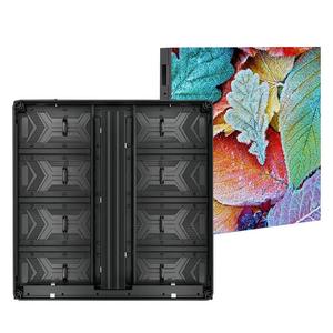 야외 P3.91 P4.81 P6.25 P10 프론트 서비스 LED 디스플레이 1000*1000mm 방수 얇은 알루미늄 LED 패널 빠른 설치 - Product Image 1