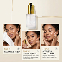 Sérum à l'acide mandélique en marque propre avec acide salicylique et niacinamide, essence exfoliante douce pour le visage, pour équilibrer la texture de la peau