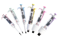 Pipette de laboratoire monocanal réglable, semi-stérilisée, transparente 201011203