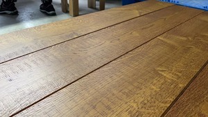 Nouveau parquet en bois massif chêne, planches larges, parquet contrecollé - Product Image 6