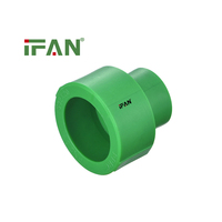 IFAN CE ISO Raccords PPR 20-125MM Coude à Emboîtement et Té pour Tuyaux PPR PN25 Couleur Verte