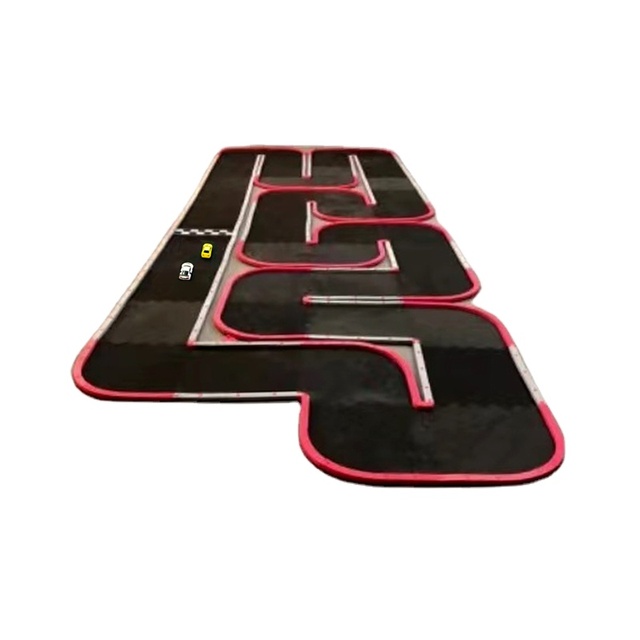 LEVI HOBBY 6X2M Mini Z Carpet Track 48pcs Indoor Home DIY RC Car Race Track EVA Material 0.5cm Thick 50x50cm Tiles Boys Girls