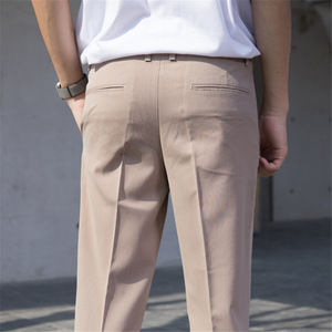 Vente chaude de pantalons décontractés respirants sans repassage pour hommes pantalons pour hommes Slim Fit de style coréen - Product Image 3