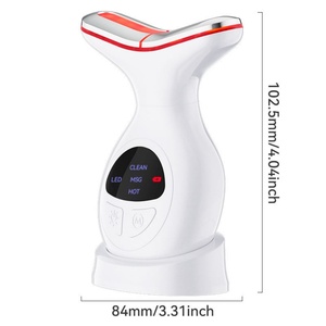 <b>Neck</b> Lifting Device Seven-color <b>Neck</b> Massager Color <b>Light</b> Micro-current Lifting and Firming Facial Massager - Product Image 6