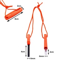 Outil de démarrage de feu en aluminium, matériel de survie ultime, contours et mèches en aluminium de magnésium, pour le Camping et la randonnée