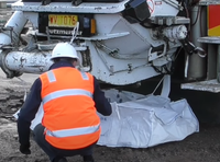Le sac de lavage en béton avec doublure est une solution pratique contenant tous les déchets de lavage de béton gros sacs super en vrac