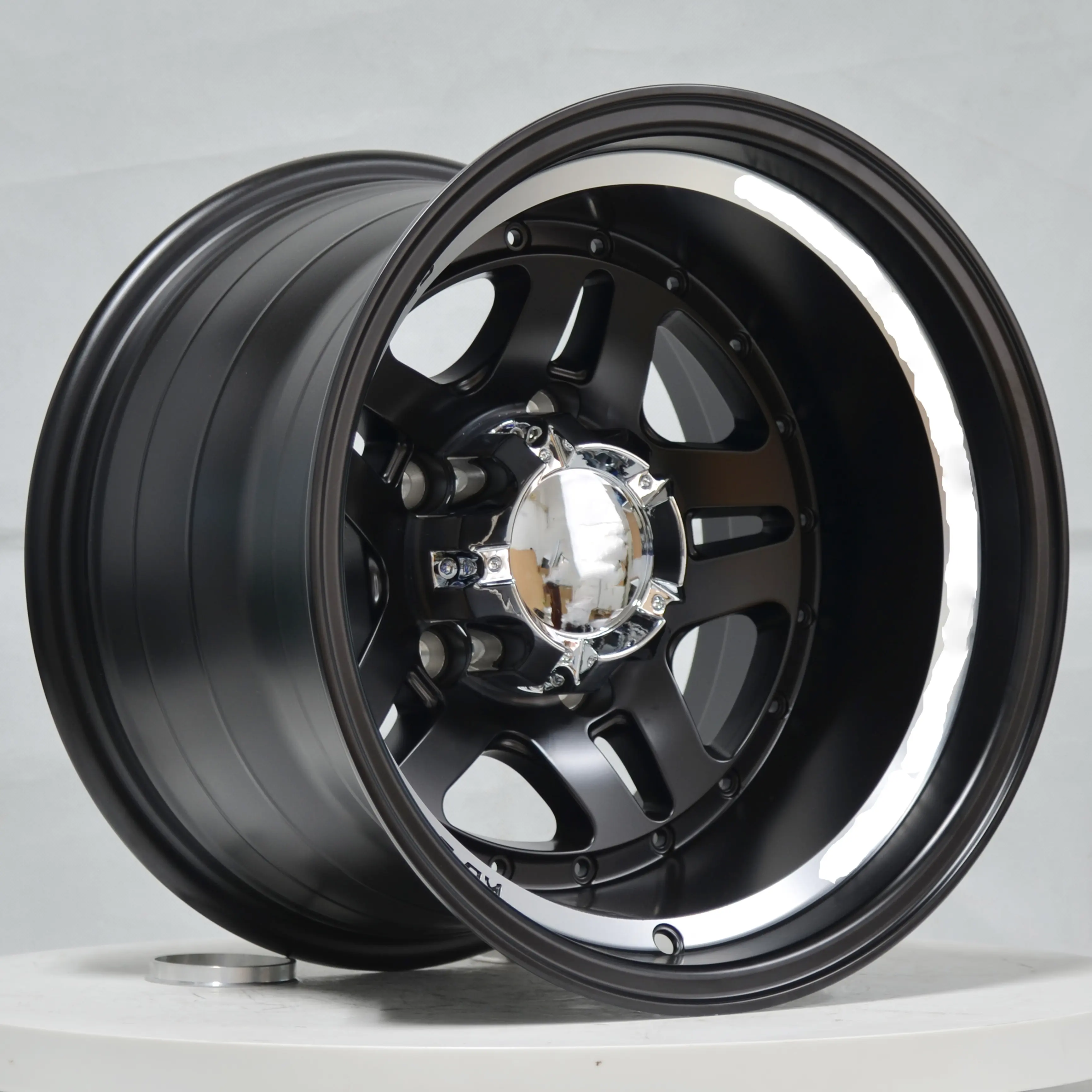 Alaşım jantlar 15x8.0 15x10 16x8.5 inç PCD 5x139.7 fit için 4X4 ATV jantlar otomobil parçaları ET-44mm