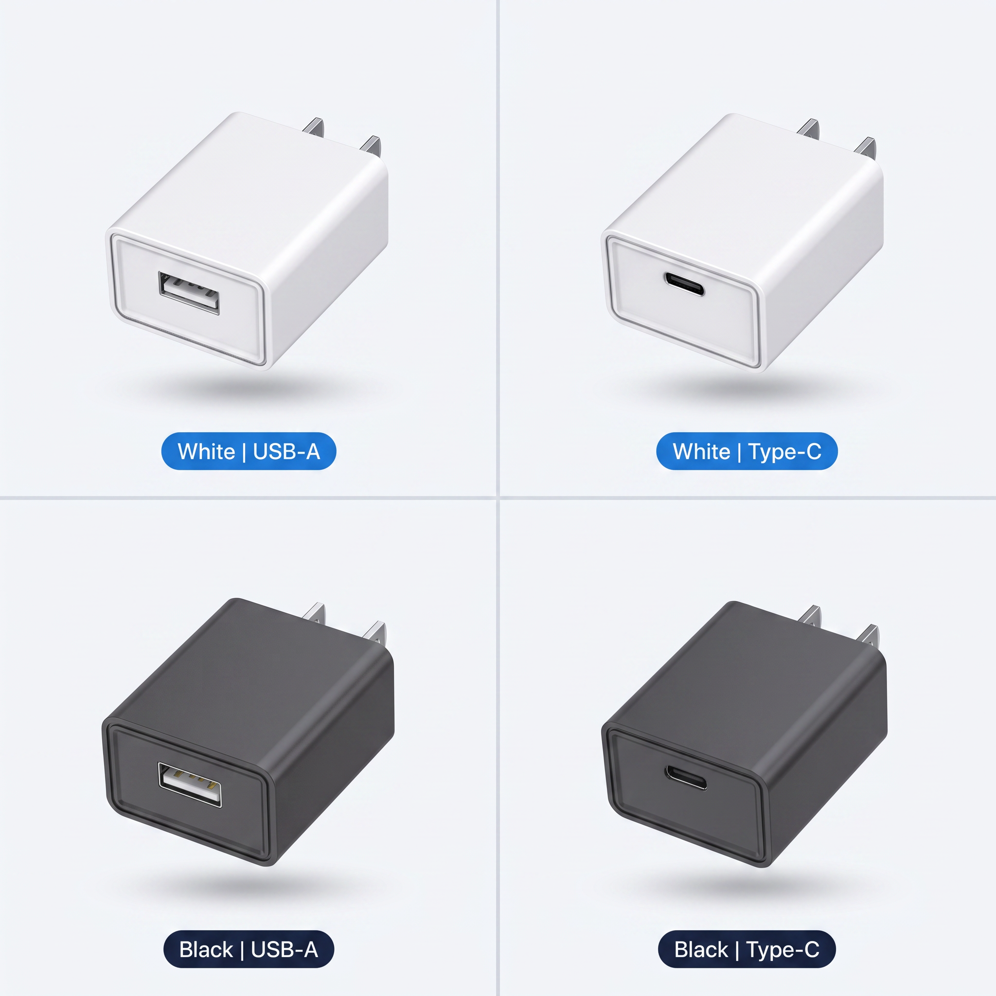 OEM ODM 5V 2A Mini USB-A USB-C Wall Fast Charger ETL Listed Custom Logo Plug Type Color Wholesale Supplier 18 Years Manufacturer · image 2