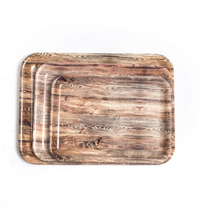 Hot Haute Qualité Pleine <span class=keywords><strong>Couleur</strong></span> Impression Sandwich Rectangle PP Plateau Vaisselle Plateau De Fleurs - Product Image 2