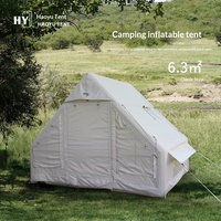 Tente de camping gonflable entièrement automatique Haoyu en tissu Oxford, 6,3 mètres carrés, imperméable, quatre saisons, prête à l'emploi, individuelle
